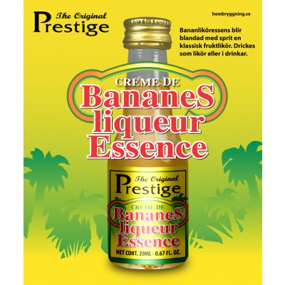 prestige premium banana liqueur essence 20ml